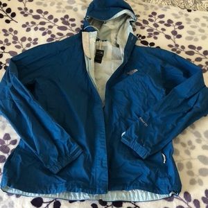 Women’s North Face Light Rain Jacket Blue